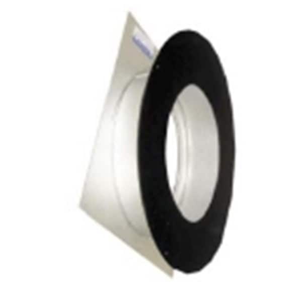 Ricki'S Rugs Selkirk Corporation SPR8WTB 8 Inch Superpro Wall Thimble Black With Trim Collar Galvalume RI3368130 - main